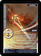 Ancient Relic - Sword Of Sacrifice