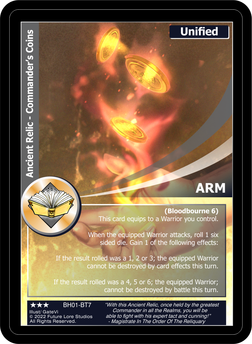 Ancient Relic - Commanders Coins