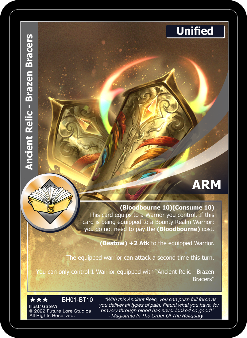 Ancient Relic - Brazen Bracers