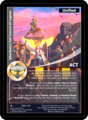 Alburdunn's Fall Concert Of Legions