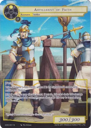 Artillerist of Faith - GOG-001 - N - Full Art