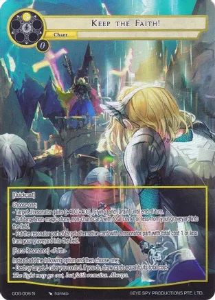 Keep the Faith! - GOG-006 - N - Full Art