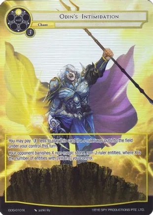 Odins Intimidation - GOG-010 - N - Full Art