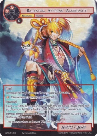 Barbatos, Aspiring Ascendant - GOG-018 - Full Art