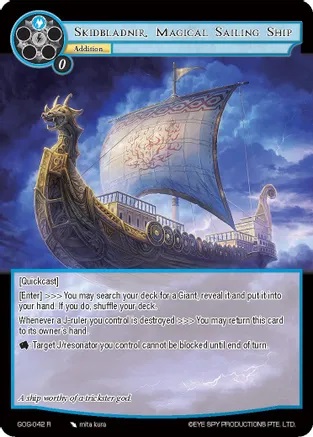 Skidbladnir, Magical Sailing Ship - GOG-042