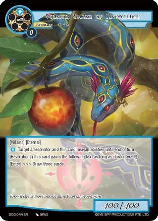 Volmol, Snake of Knowledge - GOG-044 - SR