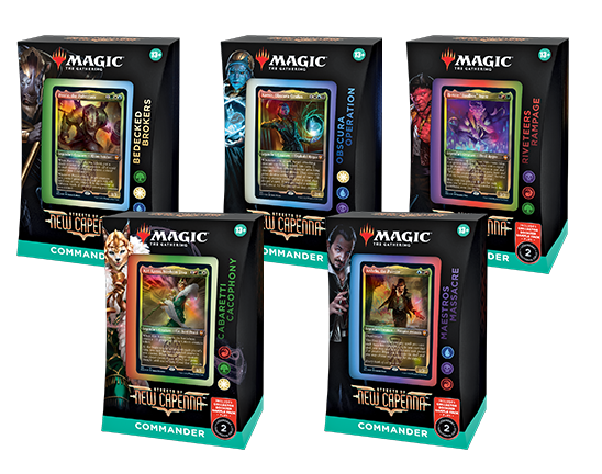 Streets of New Capenna Commander Deck Display