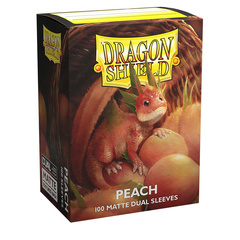 Dragon Shield Sleeves: Dual Matte Peach