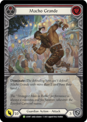 Macho Grande (Red) (LGS087) - Rainbow Foil