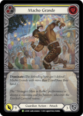 Macho Grande (Yellow) (LGS088) - Rainbow Foil