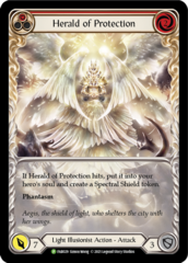 Herald of Protection (Red) (FAB029) - Rainbow Foil