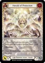 Herald of Protection (Yellow) (FAB030) - Rainbow Foil