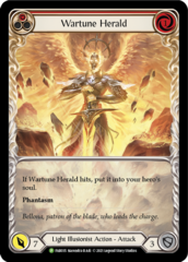 Wartune Herald (Red) - Rainbow Foil (Extended Art)