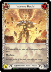 Wartune Herald (Blue) - Rainbow Foil (Extended Art)