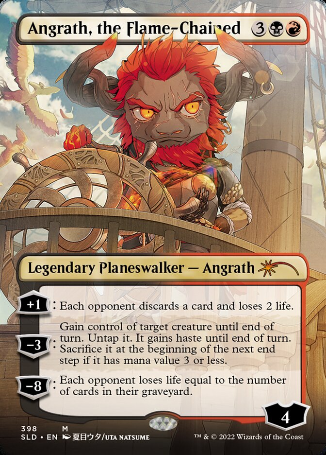 Angrath, the Flame-Chained - Foil - Borderless