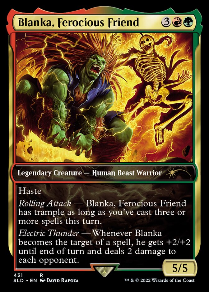 Blanka, Ferocious Friend