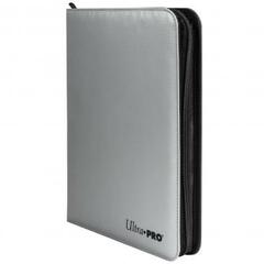 Fire-Resistant Silver Zippered 9-Pocket PRO-Binder