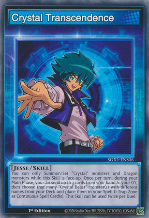 Crystal Transcendence - SGX1-ENS06 - Common - 1st Edition