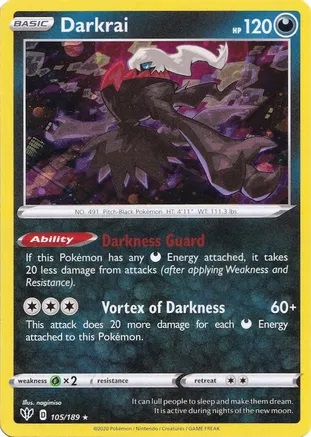 Darkrai - 105/189 - Cosmos Holo