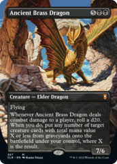 Ancient Brass Dragon - Foil - Borderless