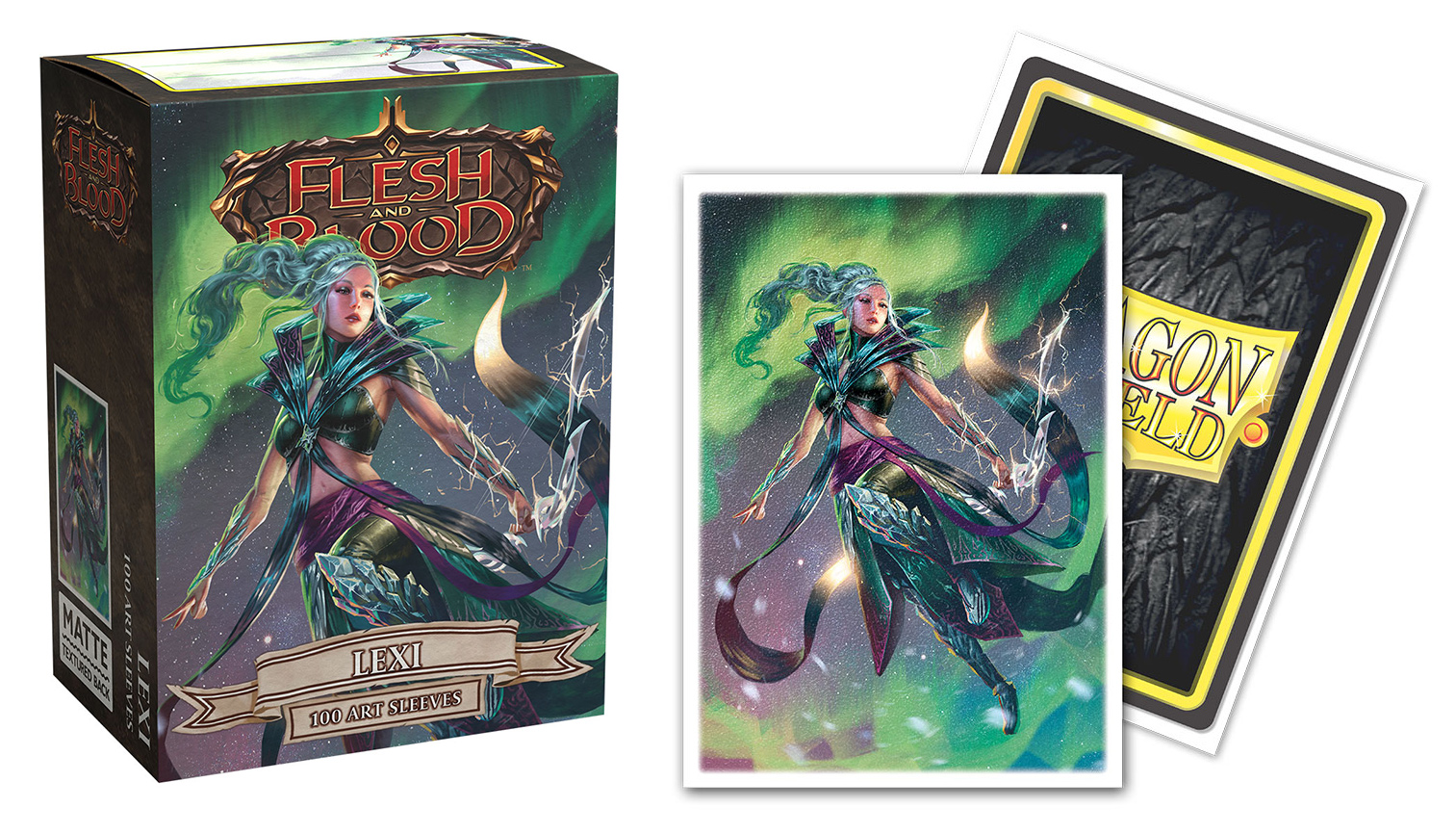 Dragon Shield: Flesh and Blood Standard Matte Sleeves - Lexi - Accessories  » Card Sleeves » Dragon Shield Sleeves - Aether Vault Games