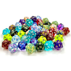 Chessex Bag of Dice: Mini d20 Signature Dice (50) - CHXLE917