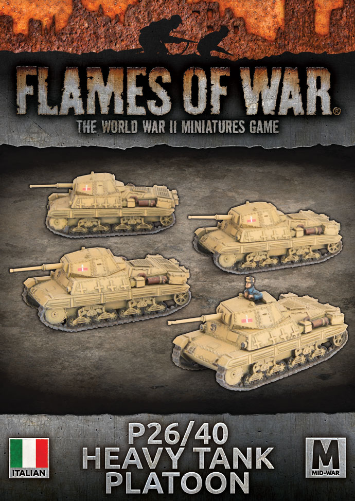 P26/40 Heavy Tank Platoon (IBX21)