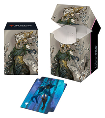 Ultra Pro - Magic: The Gathering Kamigawa Neon Dynasty 100+ Deck Box - Tamiyo, Compleat Sage