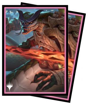 Ultra Pro - Magic: The Gathering Kamigawa Neon Dynasty 100ct Sleeves - Chishiro, the Shattered Blade