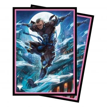 Ultra Pro - Magic: The Gathering Kamigawa Neon Dynasty 100ct Sleeves - Kaito Shizuki