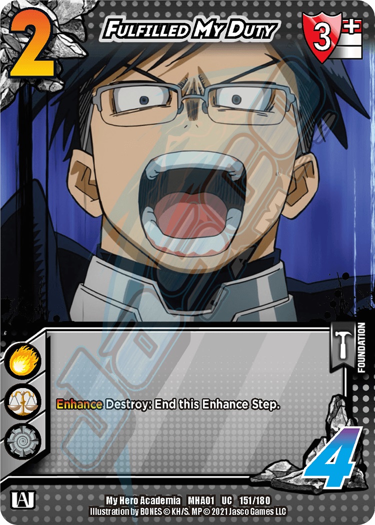 Fulfilled My Duty - Unlimited Edition