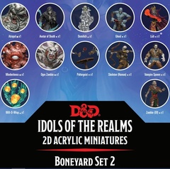 D&D Idols of the Realms 2D Minis: Boneyard Set 2