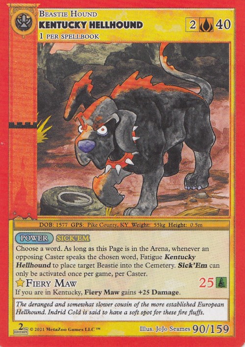 Kentucky Hellhound 90/159 - Second Edition