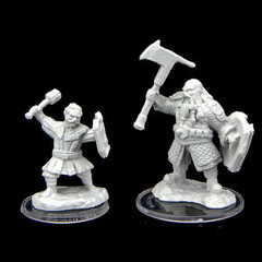 Critical Role Minis - Kymal Militia Brawler & Jorenn Militia Holy Axeman (Wave 2)