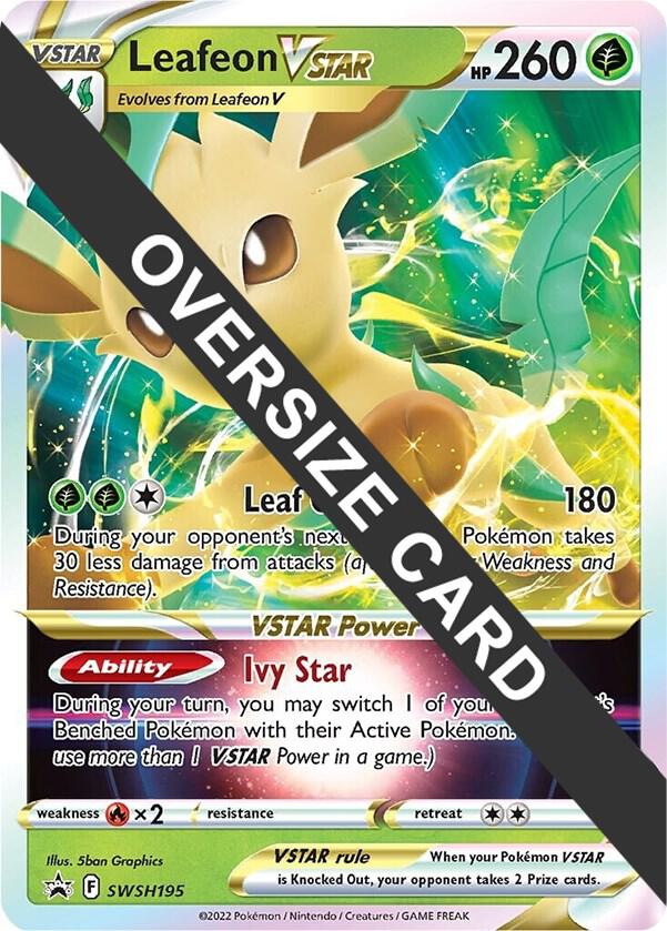 Leafeon VSTAR - SWSH195  - Oversized Promo