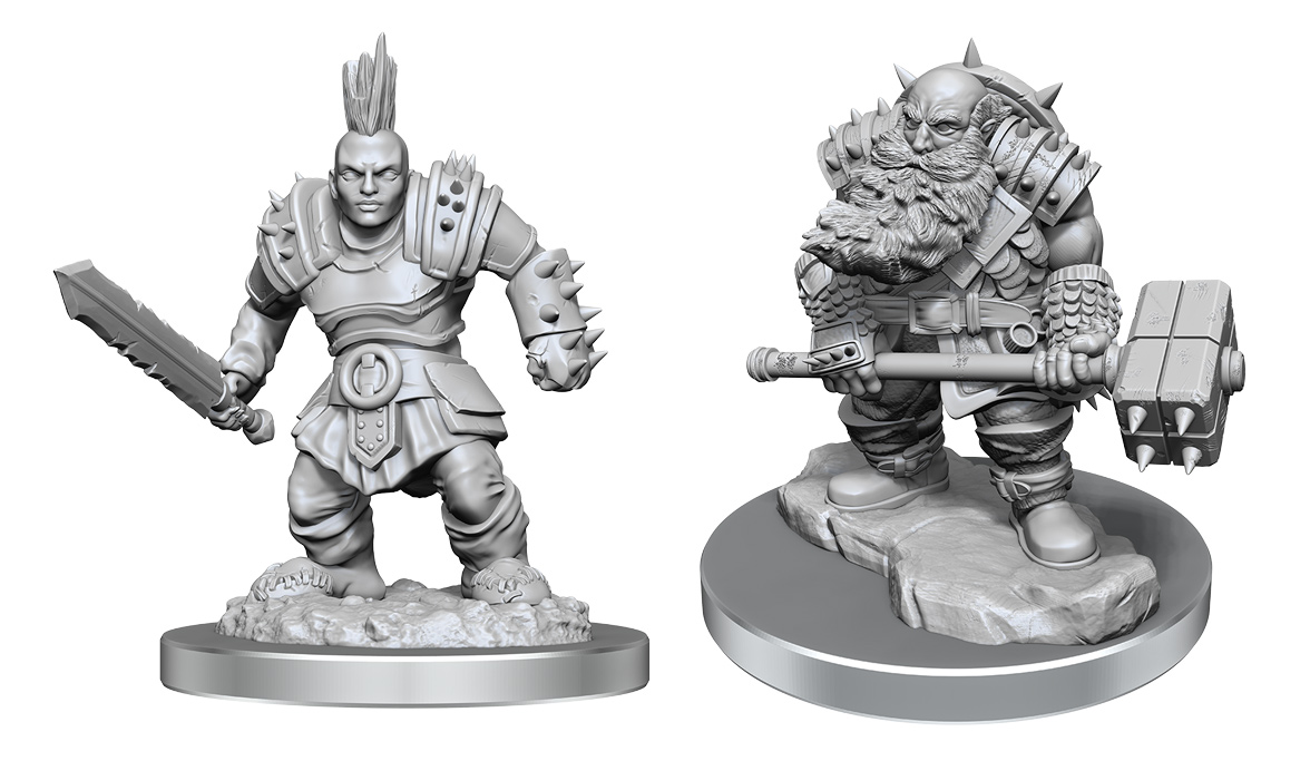 D&D Nolzurs Marvelous Miniatures: Duergar Fighters (Wave 18)