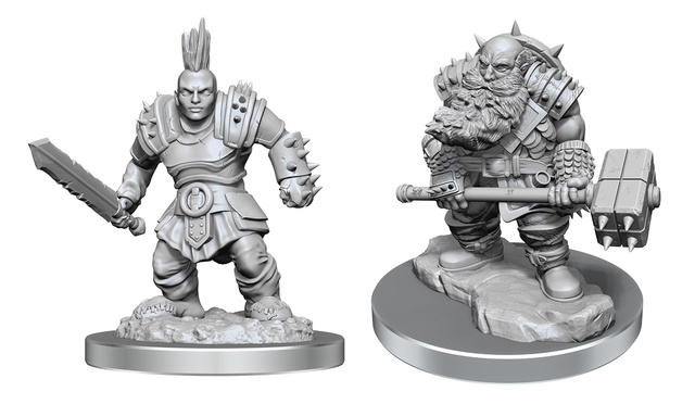 D&D Nolzurs Marvelous Miniatures: Duergar Fighters (Wave 18)