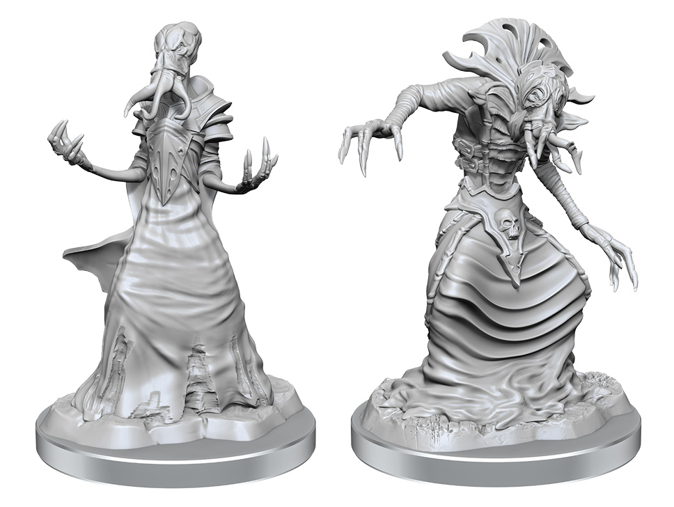 D&D Nolzurs Marvelous Miniatures: Mind Flayers (Wave 18)