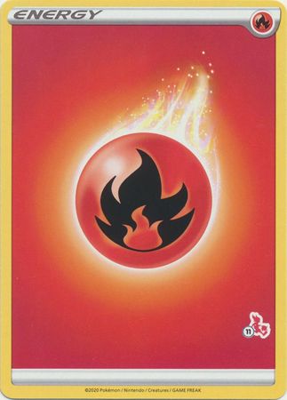 Fire Energy Battle Academy 2022 (Cinderace Symbol 11)
