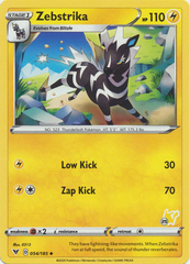 Zebstrika - 054/185 - Battle Academy 2022 (Pikachu Symbol 25)