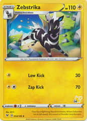 Zebstrika - 054/185 - Battle Academy 2022 (Pikachu Symbol 34)