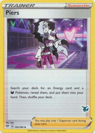 Piers - 165/189 - Battle Academy 2022 (Eevee Symbol)