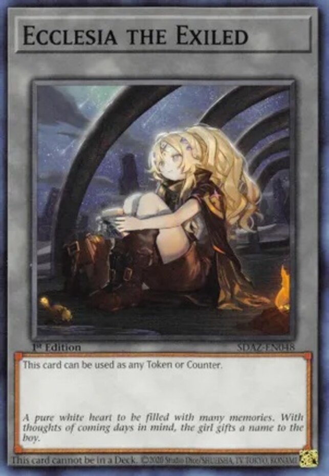 YGO-3x-Near Mint-Ecclesia the Exiled - SDAZ-EN048 - Common - 1st