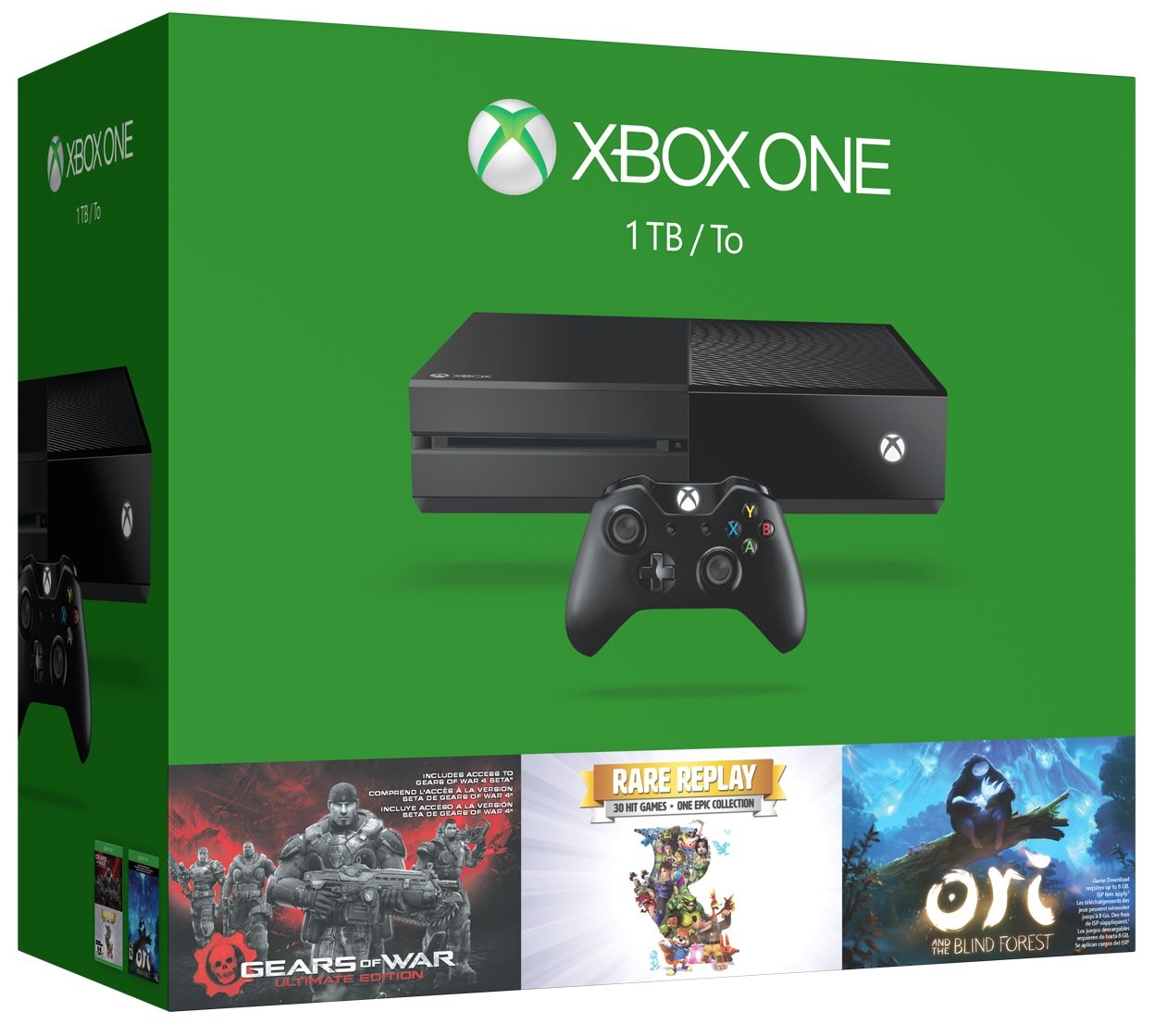 Xbox One 1TB Console - 3 Games Holiday Bundle