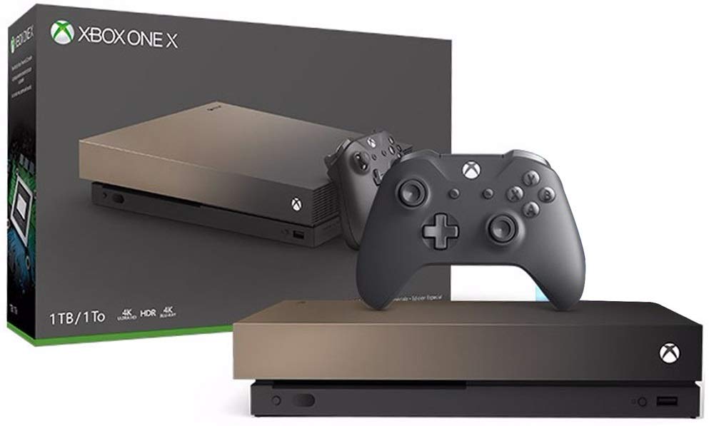 Xbox One X 1TB Console Gold Rush Special Edition