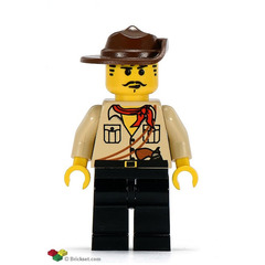 LEGO Johnny Thunder with Desert Outfit (the Lego movie) Minifigure