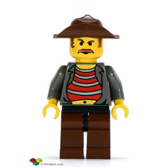 LEGO Mr Cunningham with Black Hips and Brown Legs Minifigure