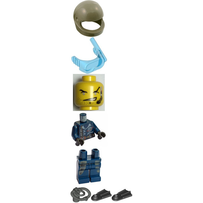 LEGO Dash, Alpha Team Diving Outfit Minifigure