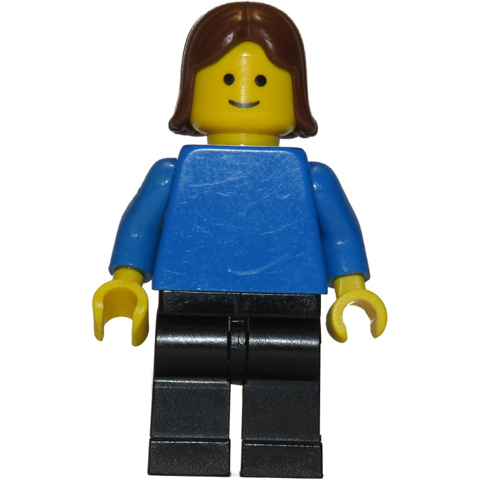 LEGO Woman with Blue Shirt Minifigure