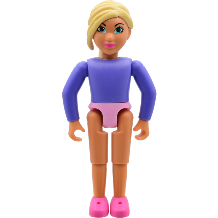 LEGO Belville Girl with Medium Violet Top Minifigure